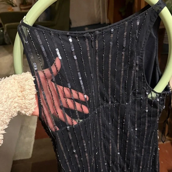 Adrianna Papell Navy Blue Dress - Picture 6 of 7